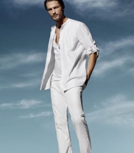 white masculine shirt