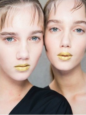 golden lips